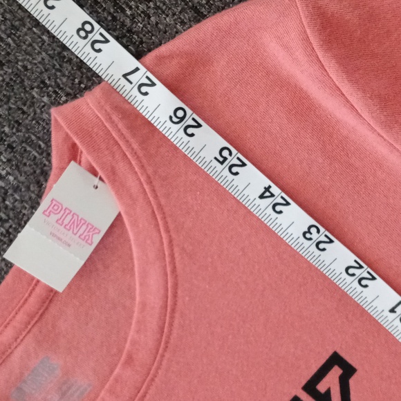 🆕️ 🖤PINK VS🖤 - Peach "Pink" S/S Tee - Picture 7 of 7